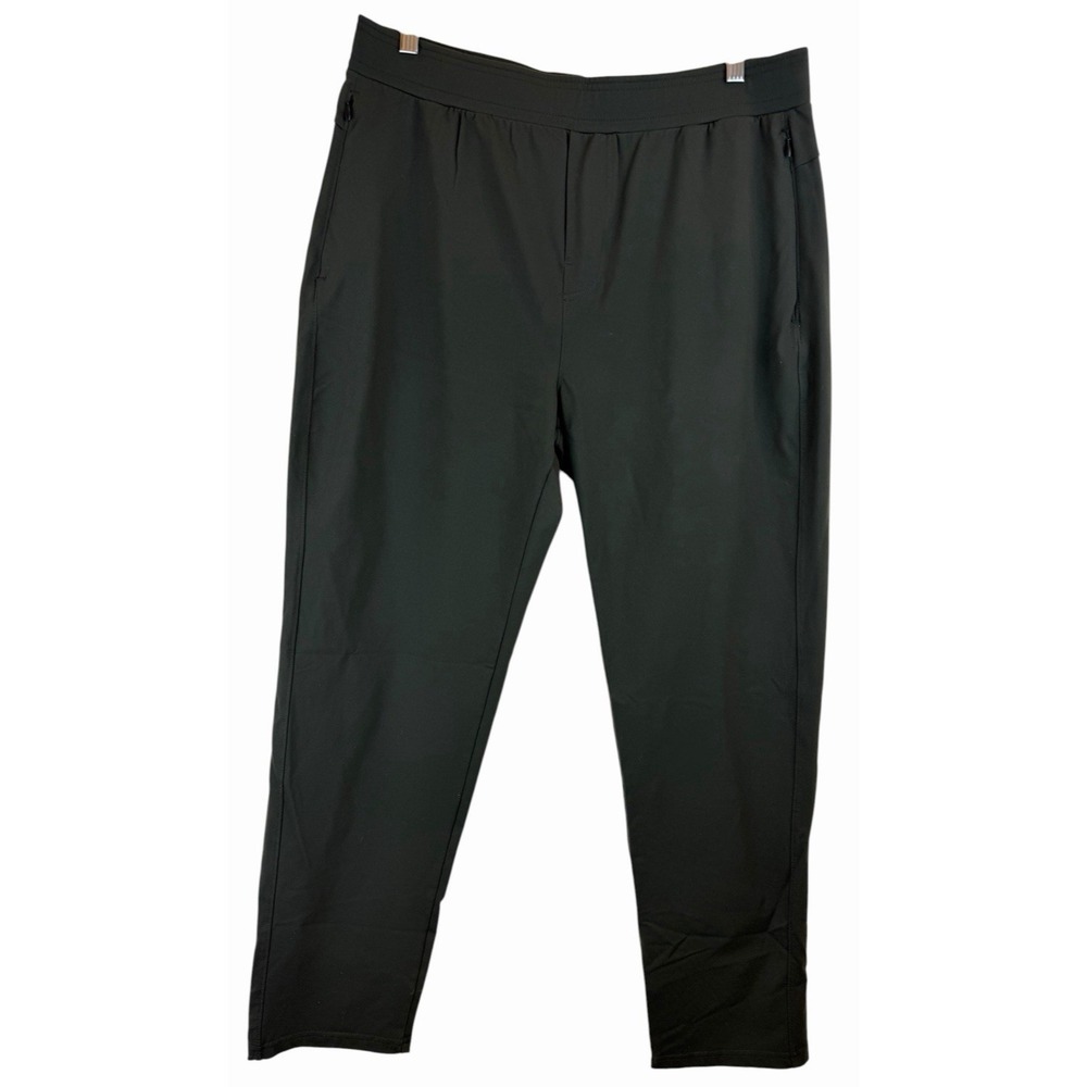 Public Rec Mens 38x32 All‎ Day Everyday Green Stretch Tapered Joggers